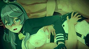 Blue Archive Akos Prefect Bound Secretary Scandal with Gangbang Creampie 4K