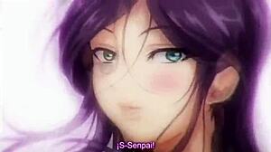the asian hentai slut gets hardcore oral and tit play in japanese bedroom