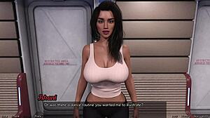 ebony milf develops feelings for me in space 112