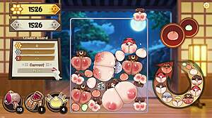 horny suika's wet watermelon pussy squirts all over my face as i lick her juicy folds in this steamy hentai game episode two
