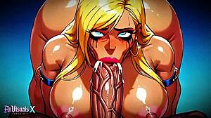 Big ass big tits blonde bimbo milf takes anal pounding 4K AI!!