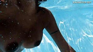 Do big ass big tits teens tease in underwater pool?
