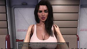 ebony milf develops feelings for me in space 112