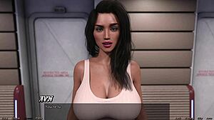 ebony milf develops feelings for me in space 112