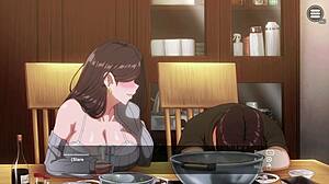 stepmom cheats on husband fucking stepson giant cock hentai game