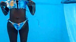 Do big ass big tits teens tease in underwater pool?