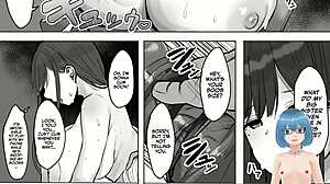 Big oppai anime girl skips condom completely