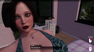 Girlfriend's big tits seduced in master quickie bath with monster cock cum