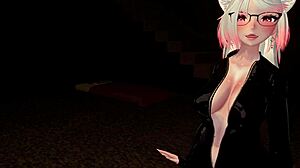 Obsessed yandere futanari pins you down for relentless breeding obsession