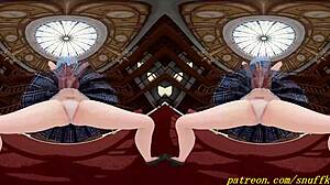 suisei shakes her 3d hololive hentai body in vr180 mmd dance