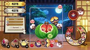 omg suika's wet tits get creampied in watermelon hentai game
