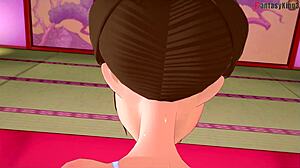 Jane Porter's Naked Curves and Big Tits in Tarzan Hentai Fantasy
