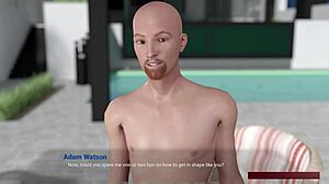 Liam and Sophia Secret Bedroom Fuck in Away from Home Visual Novel Gameplay