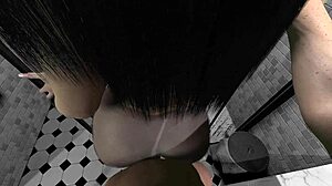 Curvy Asian Boss Milf Takes Huge Cock Creampie in 3D Hentai Animation