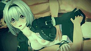 Bound female protagonist braces for zero mercy gangbang
