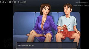 huge boobs stepmom skips pulp fiction to deepthroat my 22cm cock and take creampie pussy fuck