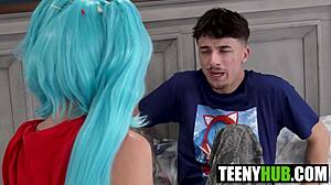 Kawaii Petite Anime Femboy Lola Cheeks Sucks Ethan's Cock Pov Hardcore