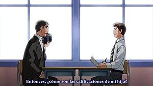sexy japanese anime dad breaks his hentai daughter's tight holes in kowaremono animation