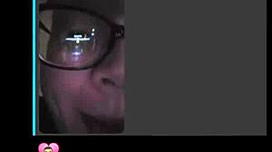 Submissive glasses girl takes huge black monster cock up her ass