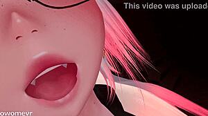 Obsessed yandere futanari pins you down for relentless breeding obsession