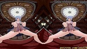 suisei shakes her 3d hololive hentai body in vr180 mmd dance