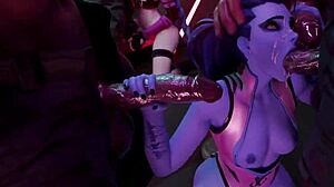 overwatch + azur lane hotties in wild animation compilation overload!! 🔥🎮
