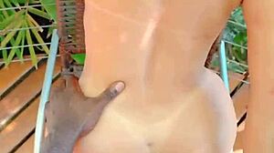 Black Stud Fucks Asian Ass in Front of Husband?