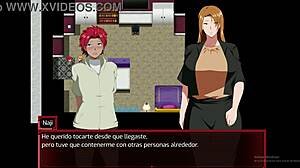 big tits wife in armored suit convinced for cheating blowjob route
