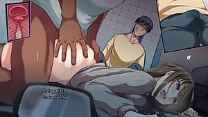 dorm manager's massive tits demand hentai action