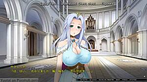 Busty Princess Sways Hips in Visual Novel 12