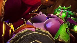 Tails of Azeroth lewd elf assfucking riding that Warcraft hoof hard