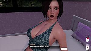 Girlfriend's big tits seduced in master quickie bath with monster cock cum