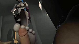 League of Legends Jinx 3D Feet Hentai Animation Compilation PMV