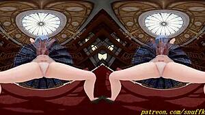 suisei shakes her 3d hololive hentai body in vr180 mmd dance