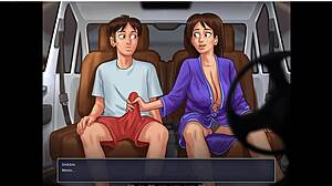 Fucked My Horny Stepmom Hard While Watching Movie Creampie Cum