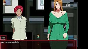 big tits wife in armored suit convinced for cheating blowjob route