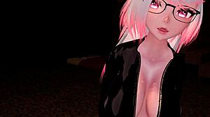 Obsessed yandere futanari pins you down for relentless breeding obsession