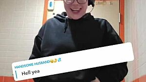 Submissive glasses girl takes huge black monster cock up her ass