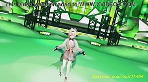iroha dances nude in this 3d hentai scene
