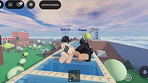 do you enjoy getting spitroasted by two big robloxian cocks