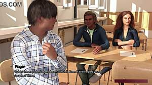 losing virginity to teacher kate in classroom?