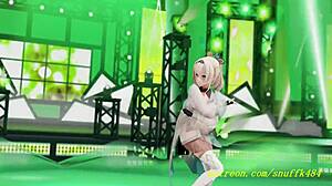 iroha dances nude in this 3d hentai scene