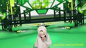 iroha dances nude in this 3d hentai scene