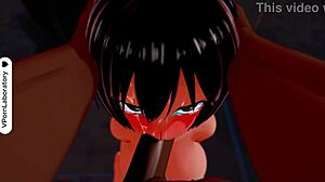 Nya's Huge Tits Deliver Intense Blowjob to Mick