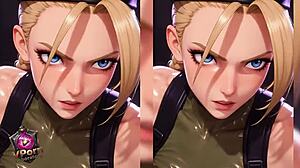 sensual battle between cammy and juri