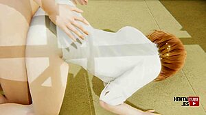 Bakugou Fucks Uraraka Roughly In The Library My Hero Academia Hentai