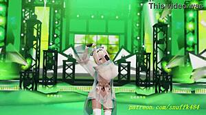 iroha dances nude in this 3d hentai scene