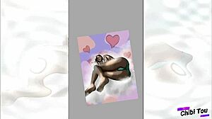 anime hentai girl drawing pose