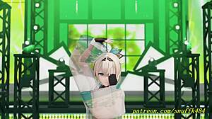 iroha dances nude in this 3d hentai scene