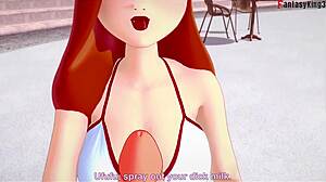 jessica rabbit bikini blowjob fantasy